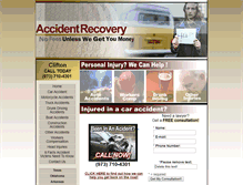 Tablet Screenshot of clifton.accidentrecovery.org