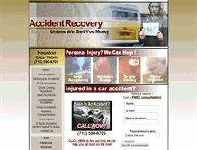 Tablet Screenshot of houston.accidentrecovery.org